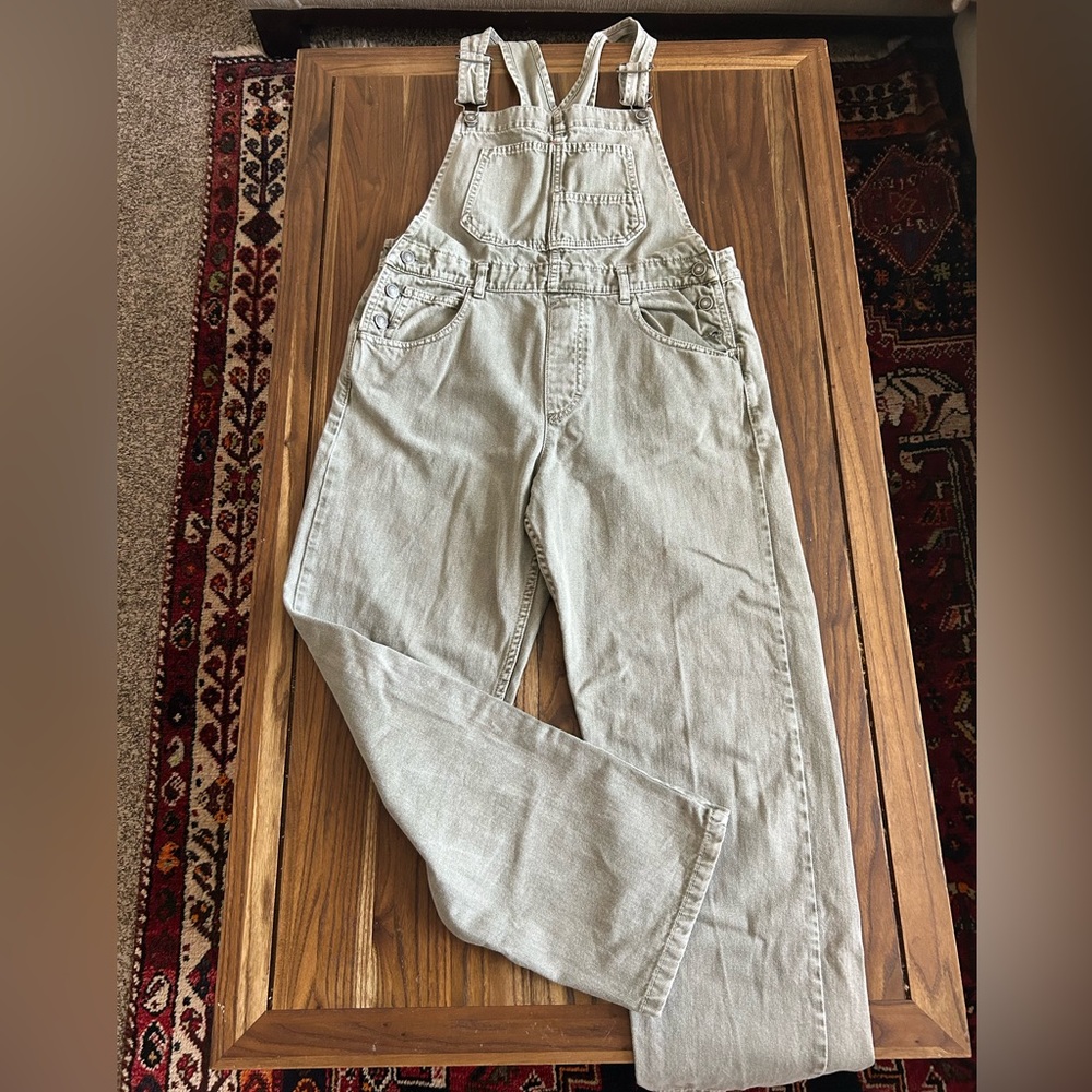 We The Free Light Green Overalls M